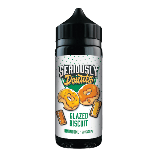 Seriously Donuts Glazed Biscuit 100ml by Doozy Vape - Dragon Vapour 