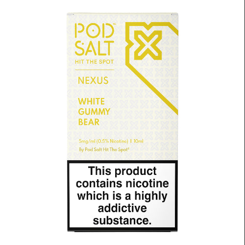 White Gummy Bear Nexus Nic Salts 10ml - Dragon Vapour 