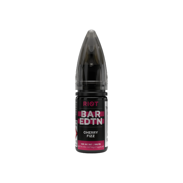Cherry Fizz Riot Squad Bar Edition Nic Salts 10ml - Dragon Vapour 