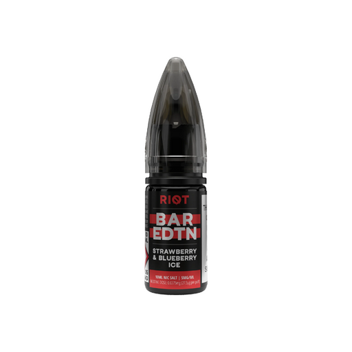 Strawberry & Blueberry Ice Riot Squad Bar Edition Nic Salts 10ml - Dragon Vapour 