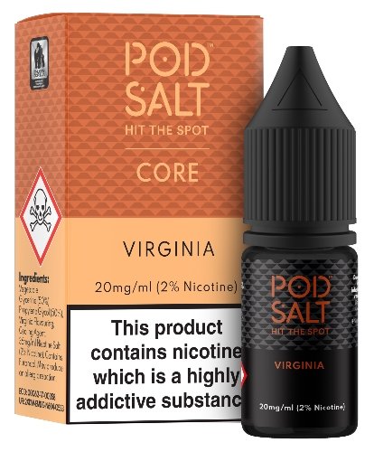 Virginia Nicotine Salt E-Liquid - Pod Salt - Dragon Vapour 