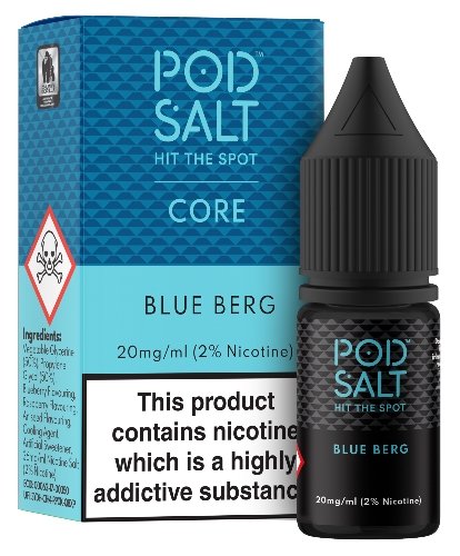 Blueberg Nicotine Salt E-Liquid - Pod Salt 10ml E-Liquids - Dragon Vapour 