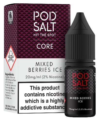 Mixed Berries Ice Nicotine Salt E-Liquid - Pod Salt - Dragon Vapour 