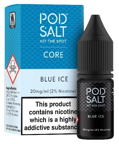 Blue Ice Nicotine Salt E-Liquid - Pod Salt 10ml - Dragon Vapour 