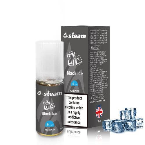 A-Steam Black Ice 50/50 E-Liquid - Dragon Vapour 