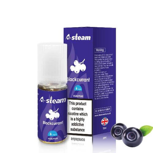 A-Steam Blackcurrant 50/50 E-Liquid - Dragon Vapour 
