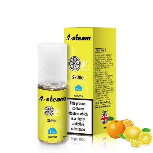Skittlez 50/50 E-Liquid by A Steam 10ml - Dragon Vapour 