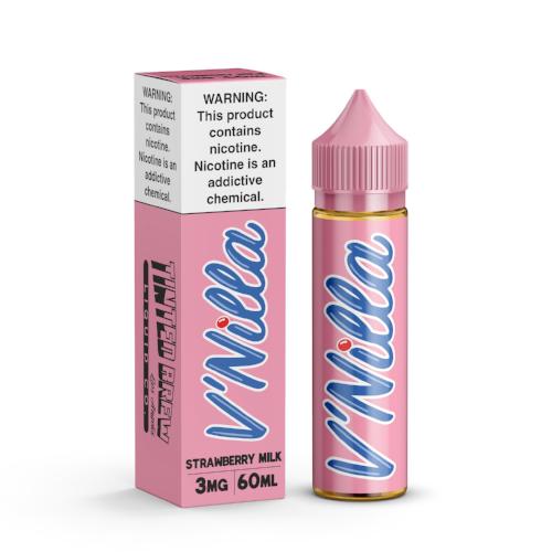 V'Nilla Strawberry Milk 50ml E-Liquid - Dragon Vapour 