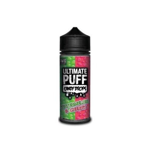 Ultimate Puff Candy Drops Watermelon Cherry 100ml Shortfill - Dragon Vapour 