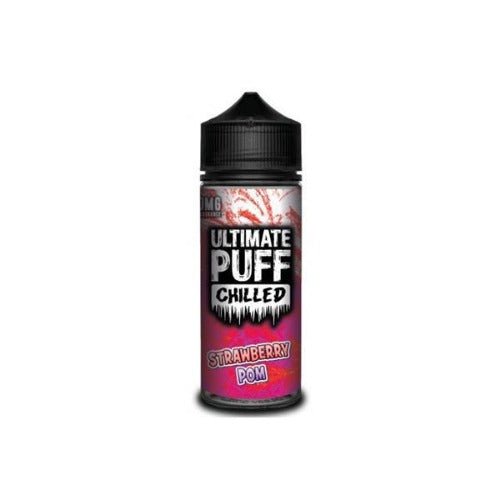 Ultimate Puff Chilled Strawberry Pom 100ml Shortfill - Dragon Vapour 