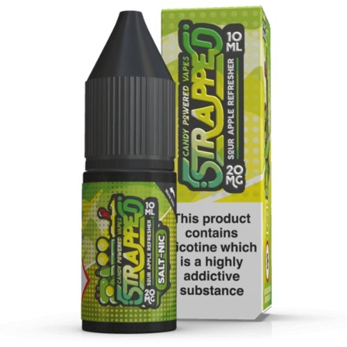 Sour Apple Refresher Strapped Nic Salts 10ml - Dragon Vapour 