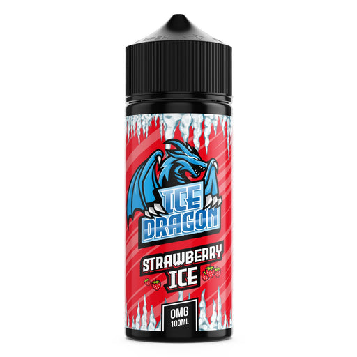 Strawberry Ice by Ice Dragon 100ml Shortfill E Liquids - Dragon Vapour 