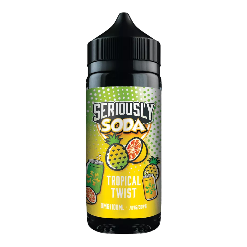 Seriously Soda Tropical Twist 100ml by Doozy Vape - Dragon Vapour 