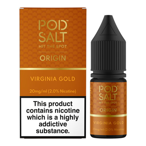 Virginia Tobacco Pod Salt Origin 10ml - Dragon Vapour 