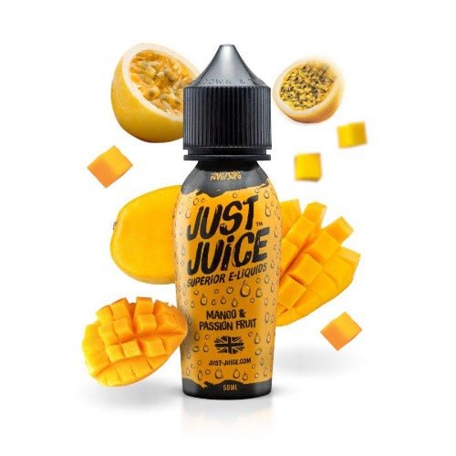 Just Juice 50ml - Mango & Passionfruit - Dragon Vapour 