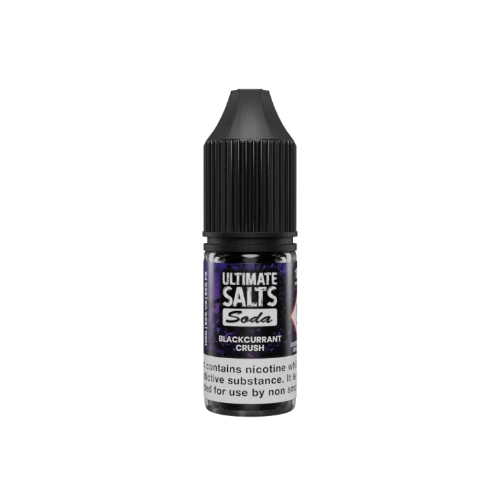 Blackcurrant Crush Ultimate Salts Soda 10ml - Dragon Vapour 